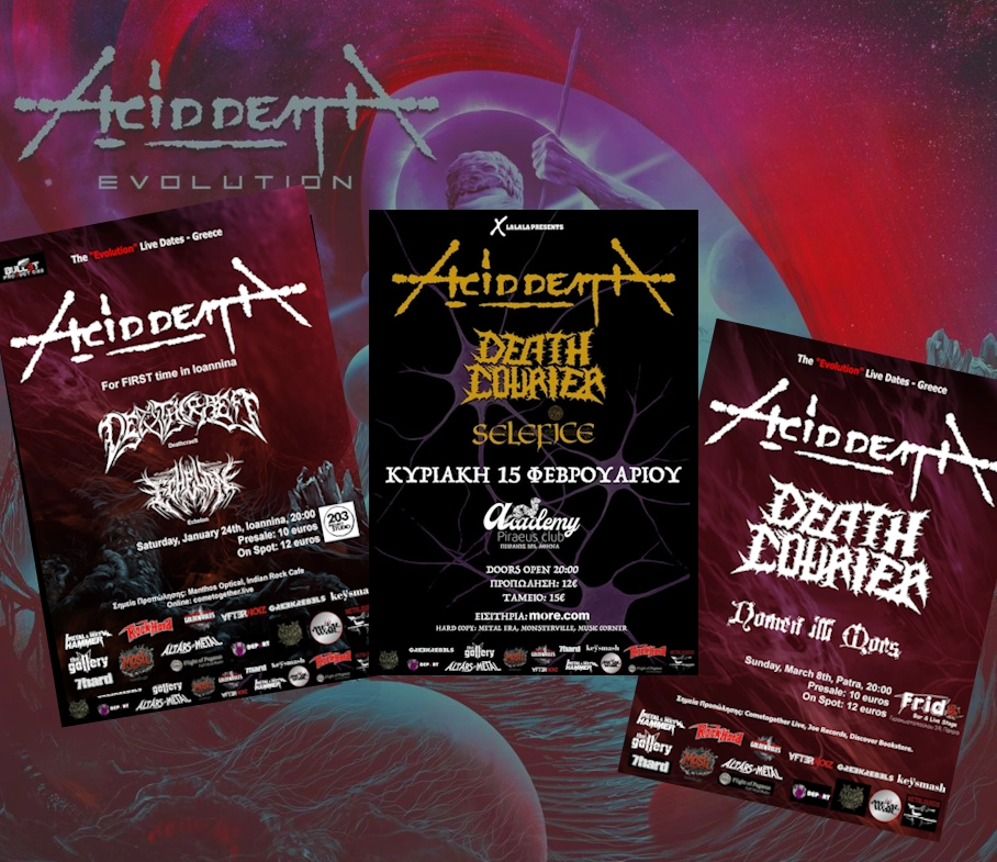 ACID DEATH – The “Evolution” Live Dates – Greece